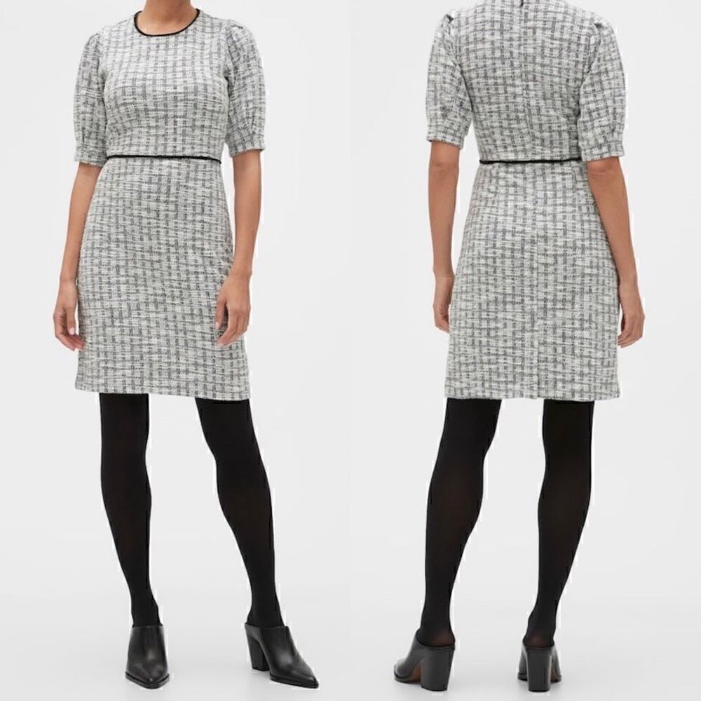Banana Republic | Plaid Tweed Style Dress